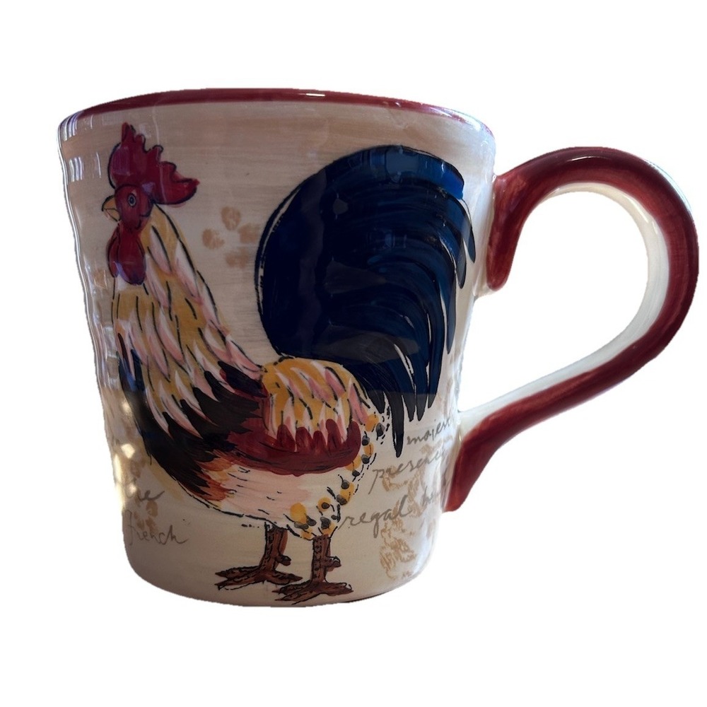 Yellow Roster Coffee Mug Large 14oz